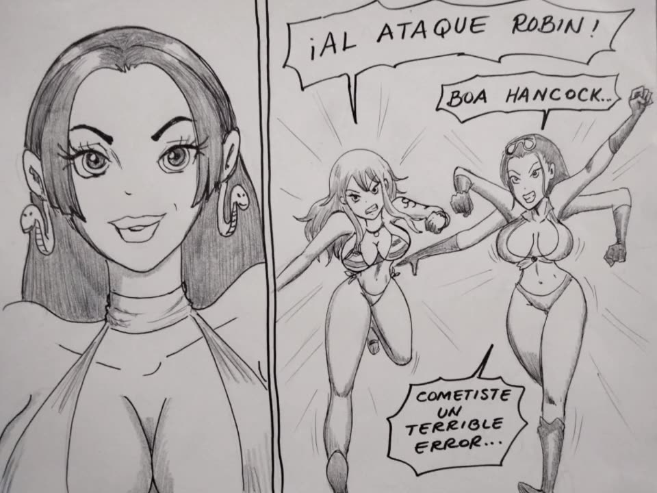 Robin and Nami vs Boa Hancock image number 15