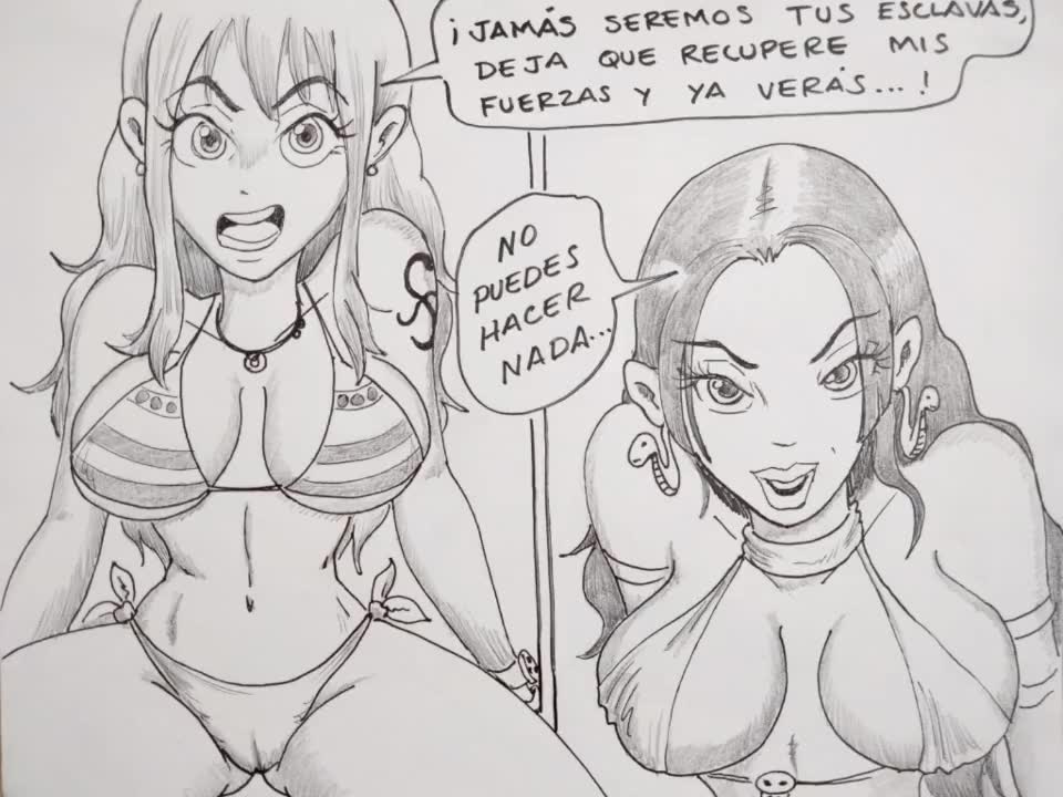 Robin and Nami vs Boa Hancock image number 20