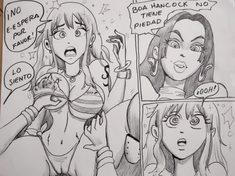 Robin and Nami vs Boa Hancock image number 28