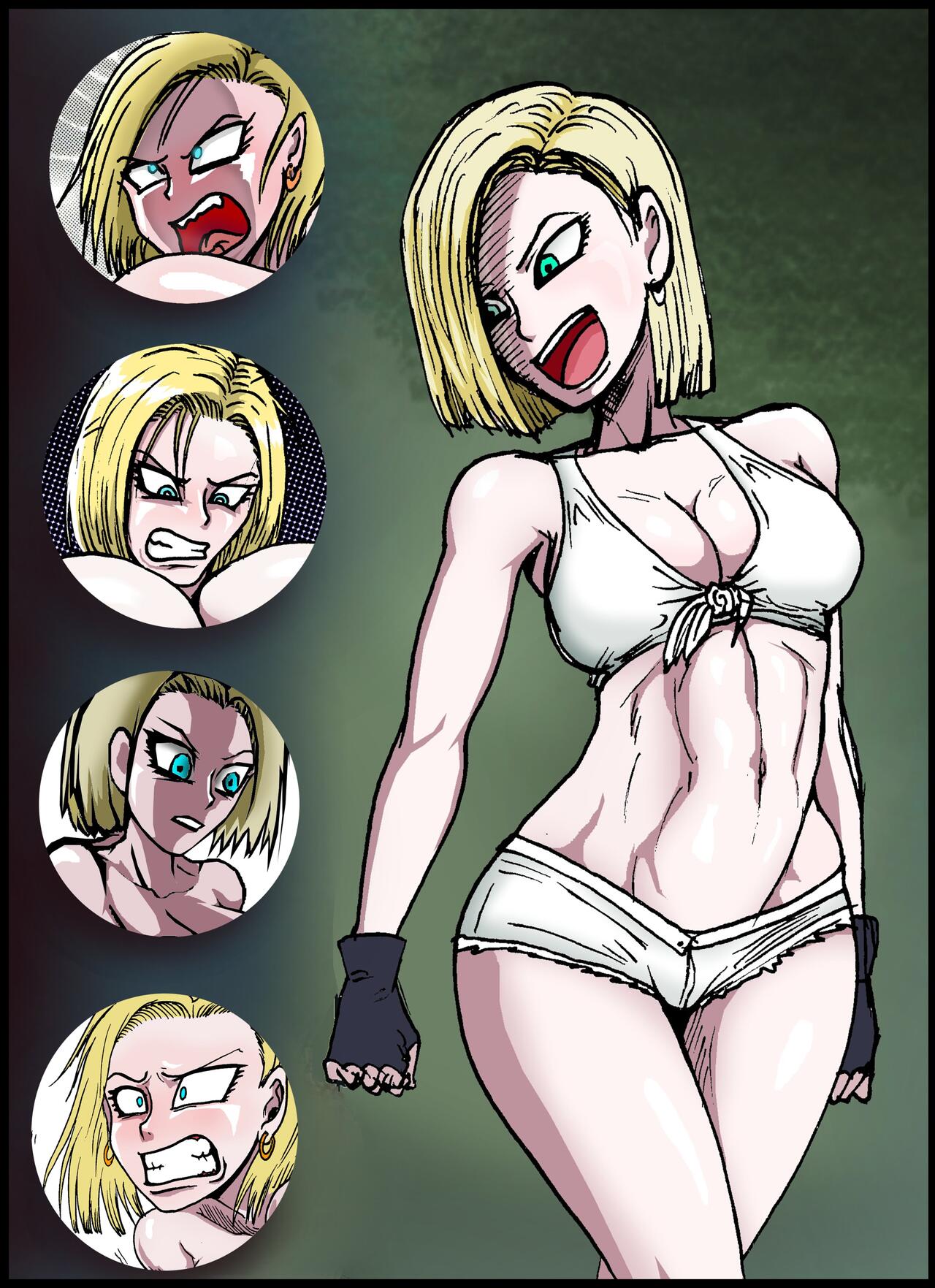 Androide 18 en Isla Monstruo